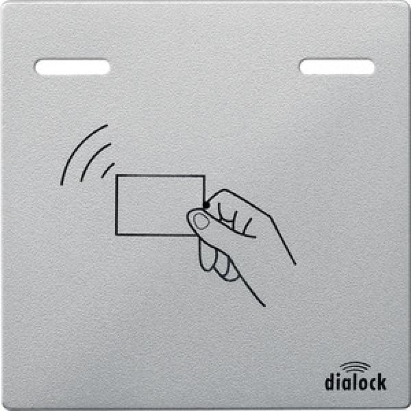 Merten Zentralplatte für Häfele Dialock Merten WT, aluminium, System M 587560