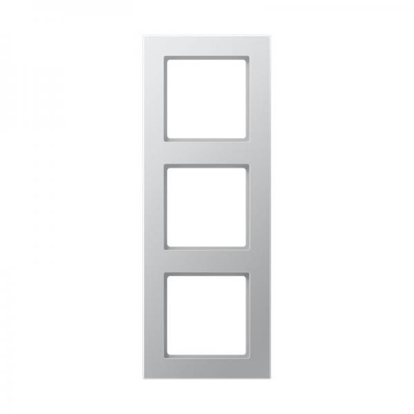 Jung A500 creation Rahmen 3fach Aluminium AC583AL