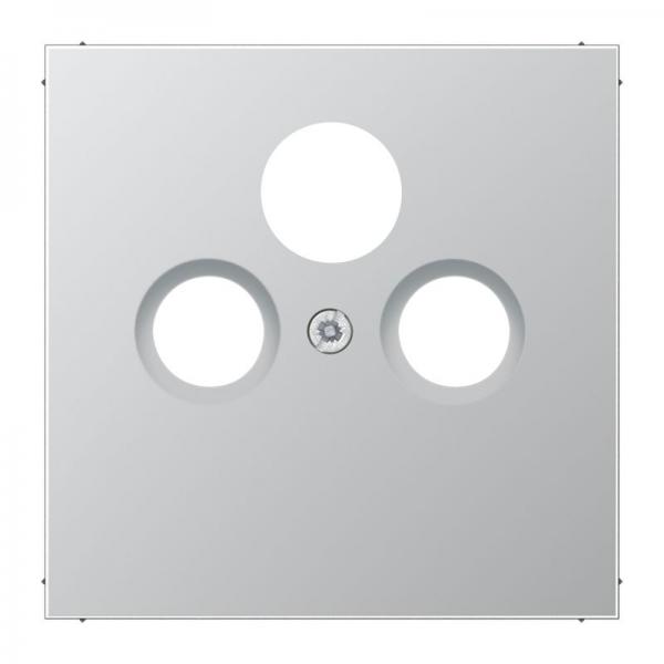 Jung LS990 SAT-Adeckung 3loch Aluminium AL2990SAT
