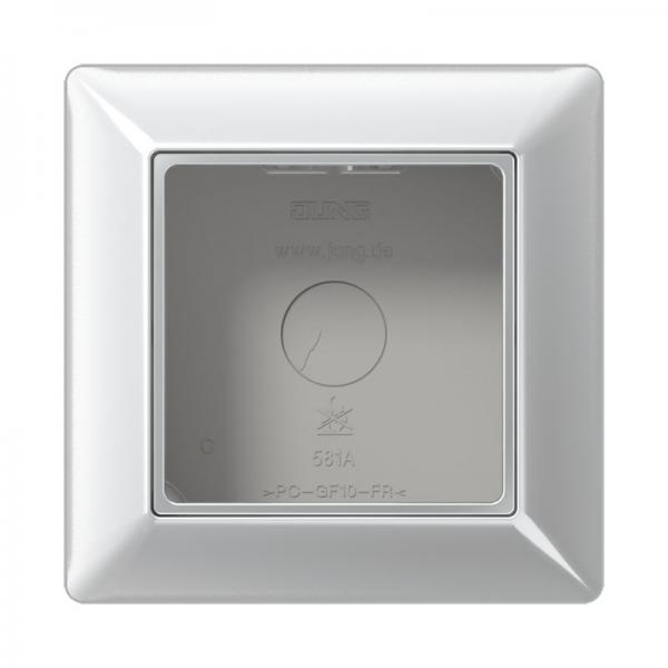 Jung A500 Aufputz-Gehäuse 1fach Aufputzrahmen AS581AAL