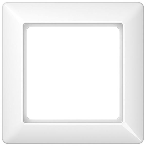 Jung AS500 Rahmen 1fach Alpinweiß AS581WW