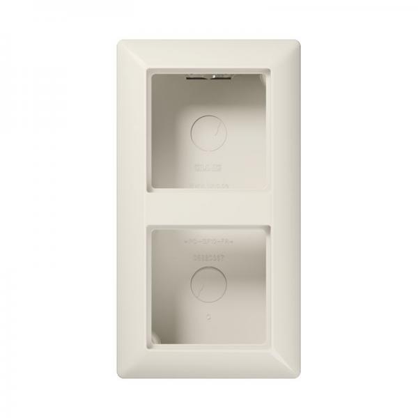 Jung AS500 Aufputz-Gehaeuse 2fach Weiß AS582AW