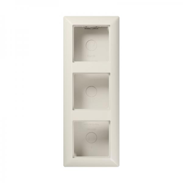 Jung AS500 Aufputz-Gehaeuse 3fach Weiß AS583AW