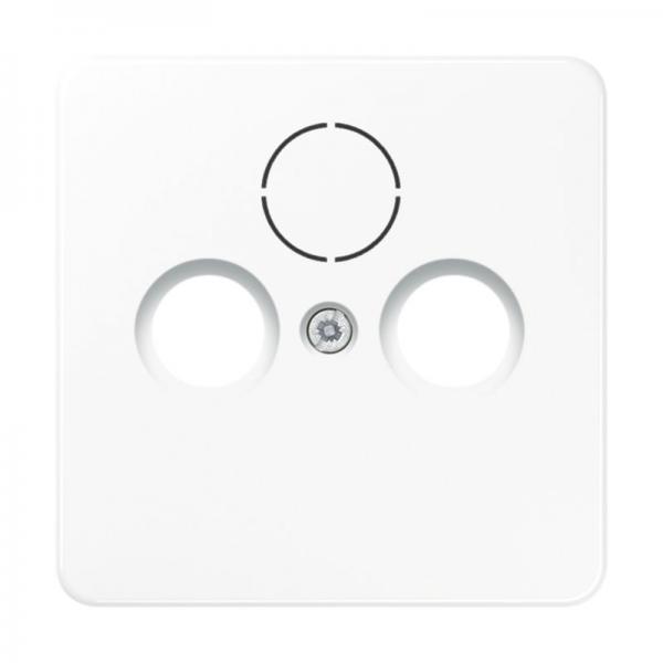 Jung CD500 SAT-Adeckung 3loch Alpinweiß CD561SATWW