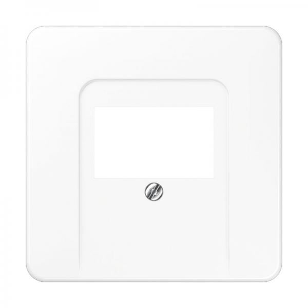 Jung CD500 TAE/LS-Abdeckung Alpinweiß CD569TWW