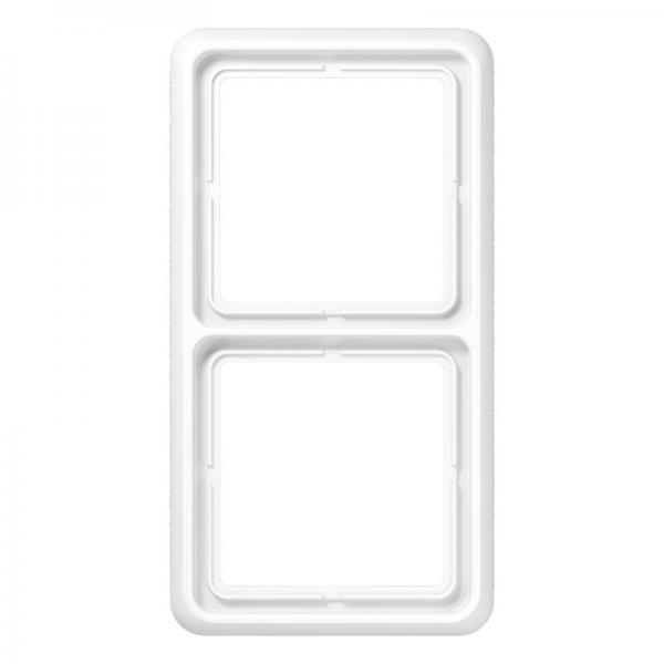 Jung CD500 Rahmen 2fach Alpinweiß CD582WW