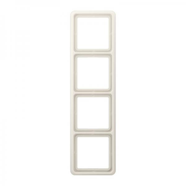 Jung CD500 Rahmen 4fach Weiß CD584W