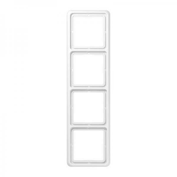 Jung CD500 Rahmen 4fach Alpinweiß CD584WW