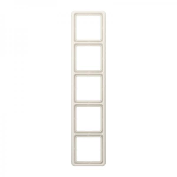 Jung CD500 Rahmen 5fach Weiß CD585W