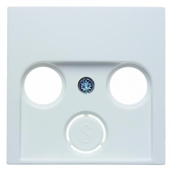 Berker S.1/B.3/B.7 Sat Abdeckung 3loch polarwei§, matt 12031909