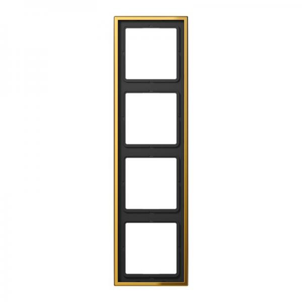Jung LS990 Rahmen 4fach Gold GO2984