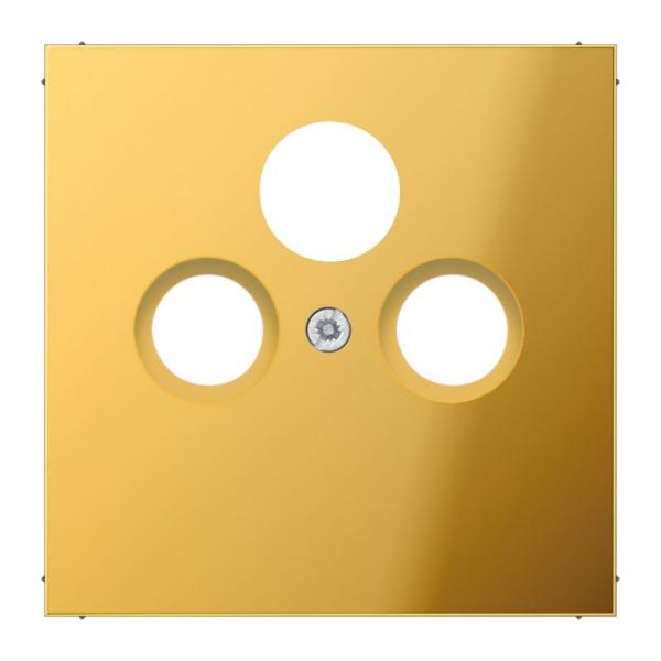 Jung LS990 SAT-Adeckung 3loch Gold GO2990SAT