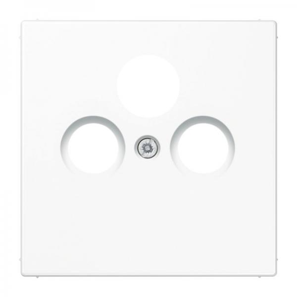 Jung LS990 SAT-Adeckung 3loch Alpinweiß LS990SATWW