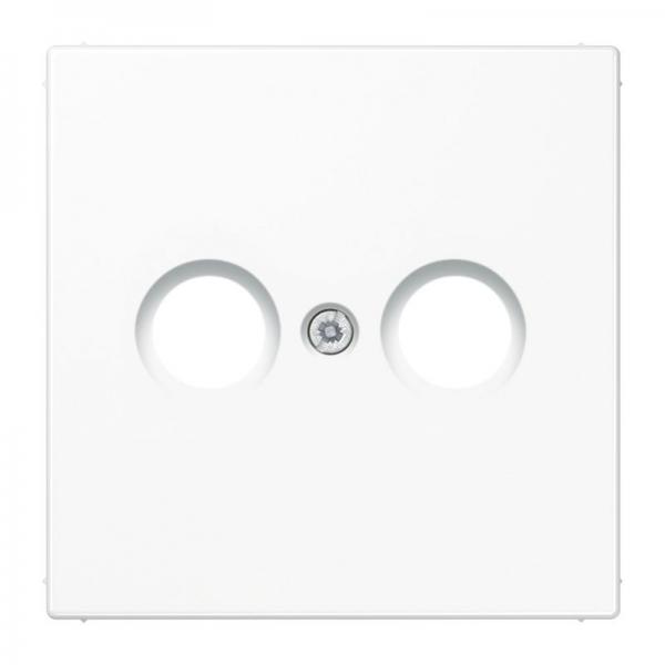 Jung LS990 Antennenabdeckung 2loch Alpinweiß LS990TVWW