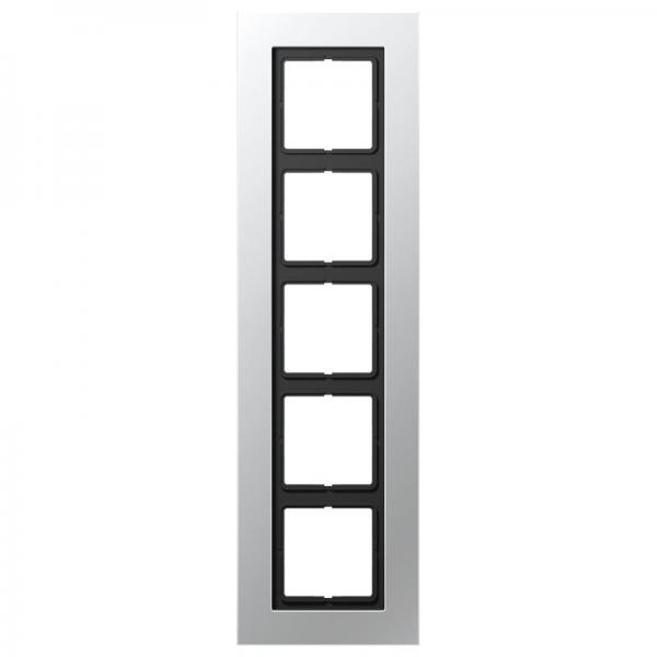 Jung LS plus Rahmen 5fach Aluminium LSP985AL