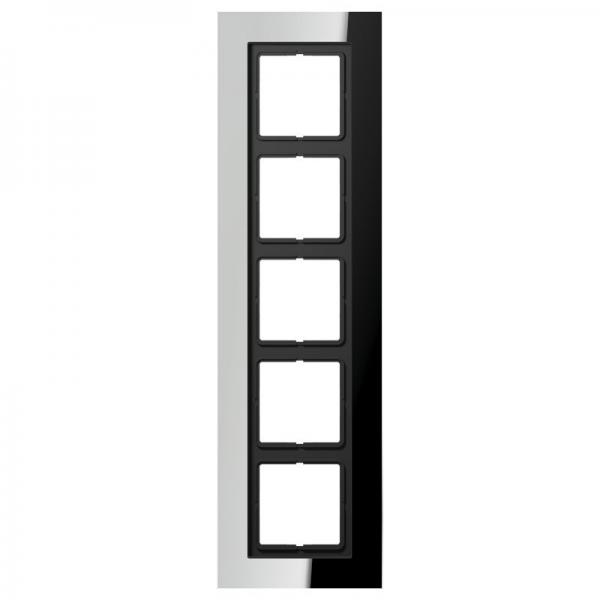Jung LS plus Rahmen 5fach Glanzchrome LSP985GCR