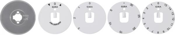 Gira Set Symbolscheiben Knebel Zubehör 818300