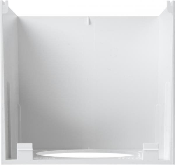Gira Abd. + Deckel Beweg.m. Cube Zubehör Weiß 820102