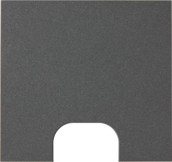 Gira Deckel Ltg.einf. Beweg.m. Cube Wächter Anthrazit 824410