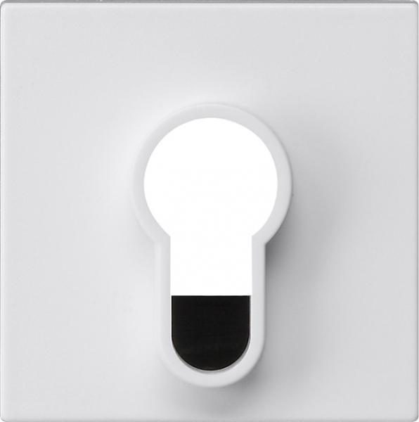 Gira Abd.Schlüsselschalter/-taster o.Aufdruck System 55 Reinweiß m 866427