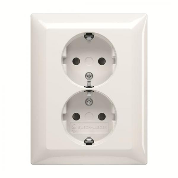 BJ 202 EUJRB-914 SCHUKO Doppelsteckdose volle Abdeckung 202 EUJRB-914