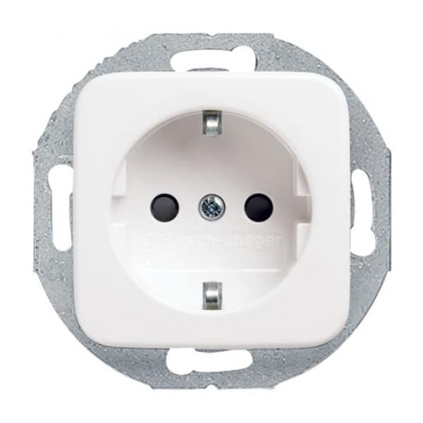 BJ SCHUKO® Steckdosen-Einsatz mit rundem Tragring 20 EUCRD-214