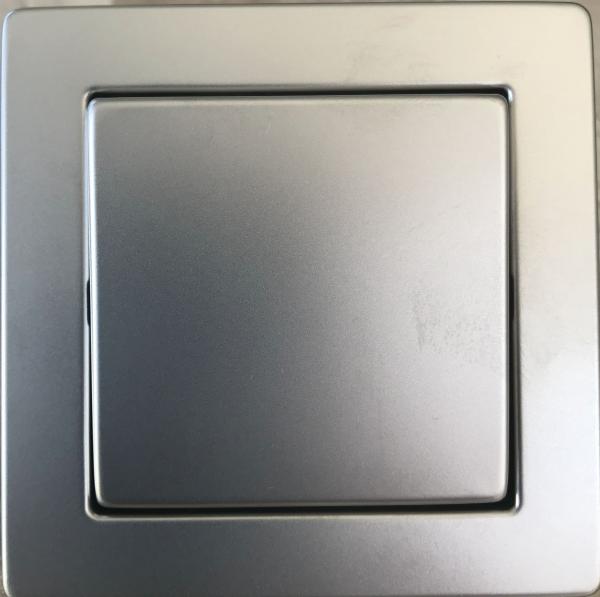 Gira Edelstahl E2 Schalter mit Rahmen Flache Version IP44 Komplettset