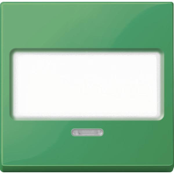Merten Wippe mit Schriftfeld und Kontrollfenster, grün, System M MEG3370-0304