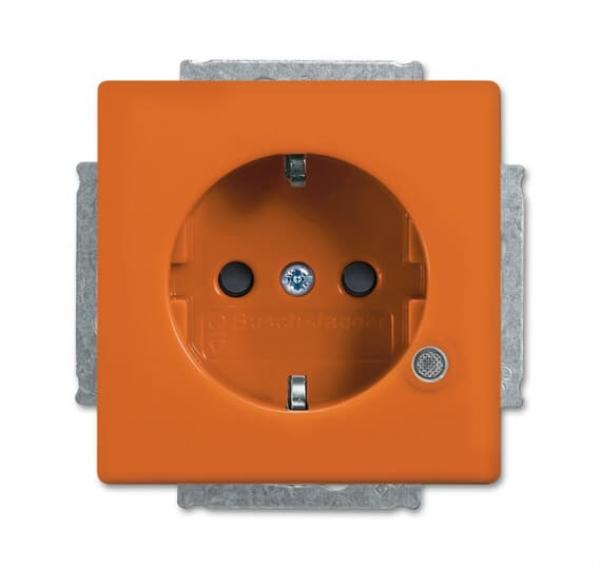 BJ SCHUKO® Steckdosen-Einsatz mit LED Kontrolllicht 20 EUCBL-14-84