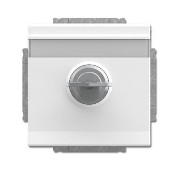 BJ SCHUKO® Steckdosen-Einsatz mit Klappdeckel und Schloss 20 EUKNBSL-84
