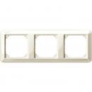 Merten ATELIER-M-Rahmen, 3fach, wei§ gl_nzend 388344