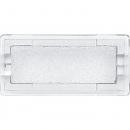 Merten Symbole, rechteckig, neutral, glasklar 395569