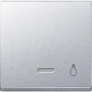 Merten System M Kontroll Wippe+Symbol Licht aluminium 430960