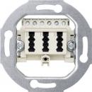 Merten Fernmelde-Anschlussdose TAE 3fach, 3x6 NFN, wei§ 465236