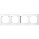 Merten M-PLAN-Rahmen, 4fach, polarweiß matt 486419