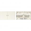 Merten Ger_teanschlussdose mit Dreierteilung UP+AP, wei§ 521044