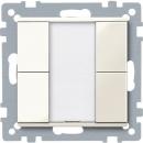 Merten Taster 2fach plus, wei§ gl_nzend, System M 617244