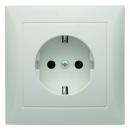 Berker S.1 Steckdose mit Vollplatte polarwei§, gl_nzend 47428989