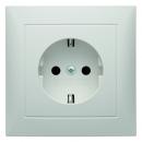 Berker S.1 Steckdose mit Abdeckplatte polarwei§, matt 47429909