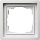 Gira Abdeckrahmen 1fach Fl_chenschalter Reinwei§ 0211112