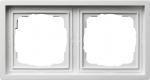 Gira Abdeckrahmen 2fach Fl_chenschalter Reinwei§ 0212112