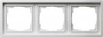 Gira Abdeckrahmen 3fach Fl_chenschalter Reinwei§ 0213112