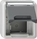 Gira IP44 WG Geh_use fŸr Datentechnik Aufputz Grau 026230