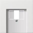 Gira Abdeckung TAE+Stereo+USB Fl_chenschalter Reinwei§ 0276112