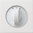 Gira Abdeckung Knebel Zeit und Jalousie Fl_chenschalter Reinwei§ 0666112