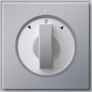 Gira Abdeckung Knebel Jalousieschalter Gira TX_44 (WG UP) Farbe Alu 066665