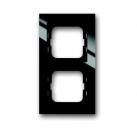 B+J Busch-axcent¨,  Rahmen 2-fach, schwarz 1722-281