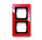 B+J Busch-axcent¨,  Rahmen 2-fach, rot 1722-287