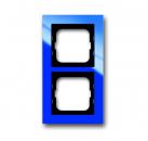 B+J Busch-axcent¨,  Rahmen 2-fach, blau 1722-288