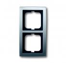 B+J solo¨,  Rahmen 2-fach, chrom matt 1722-80